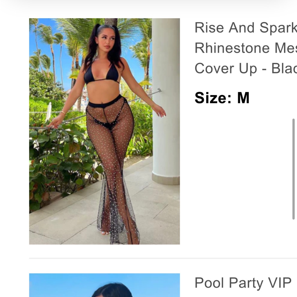 Nwt Fashion Nova Black Sparkle Party Pants